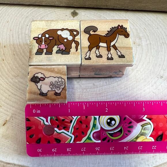 Rubber Stamp Farm Animals - Picture 3 of 3